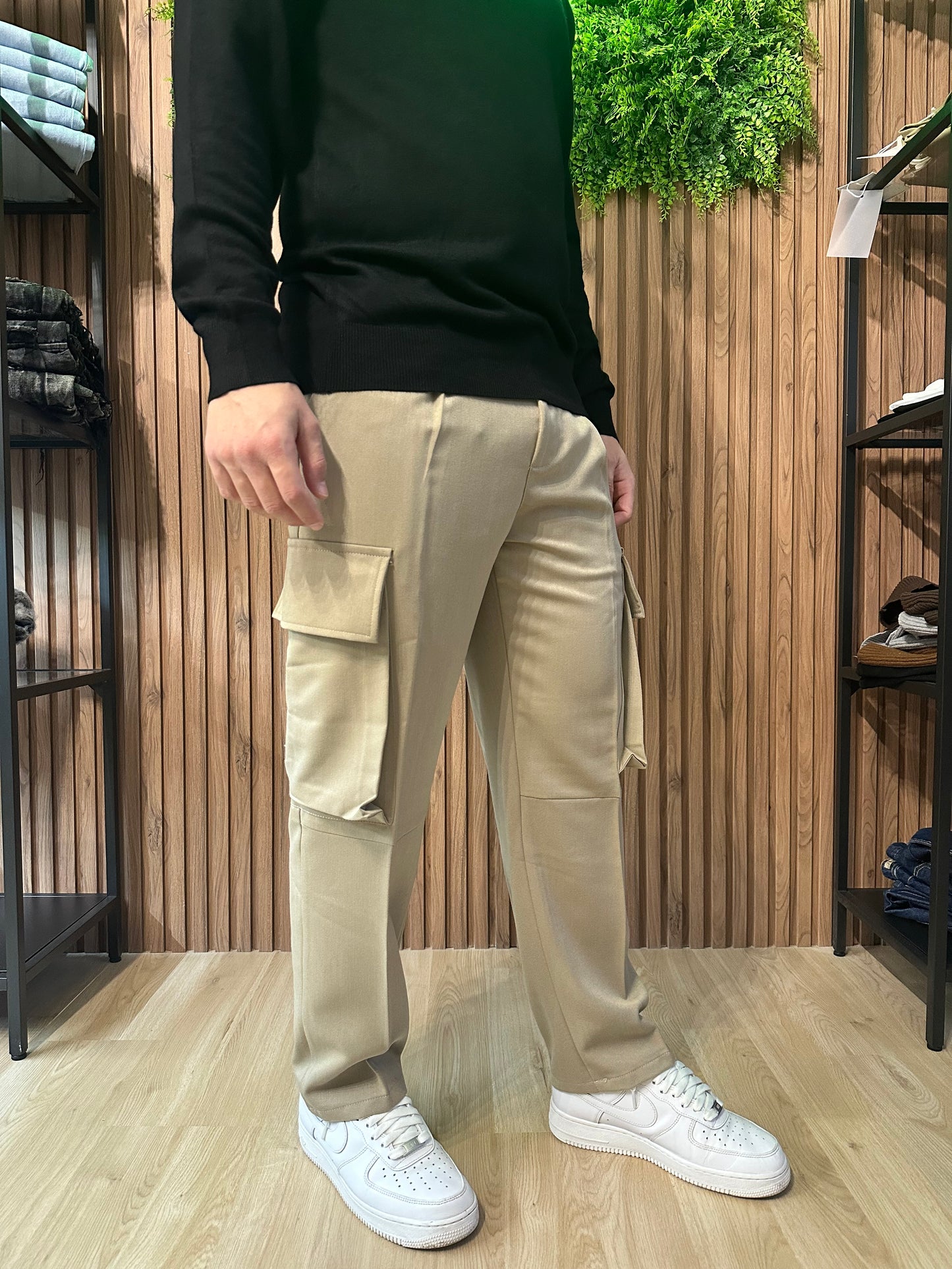 Pantalone Chino Cargo